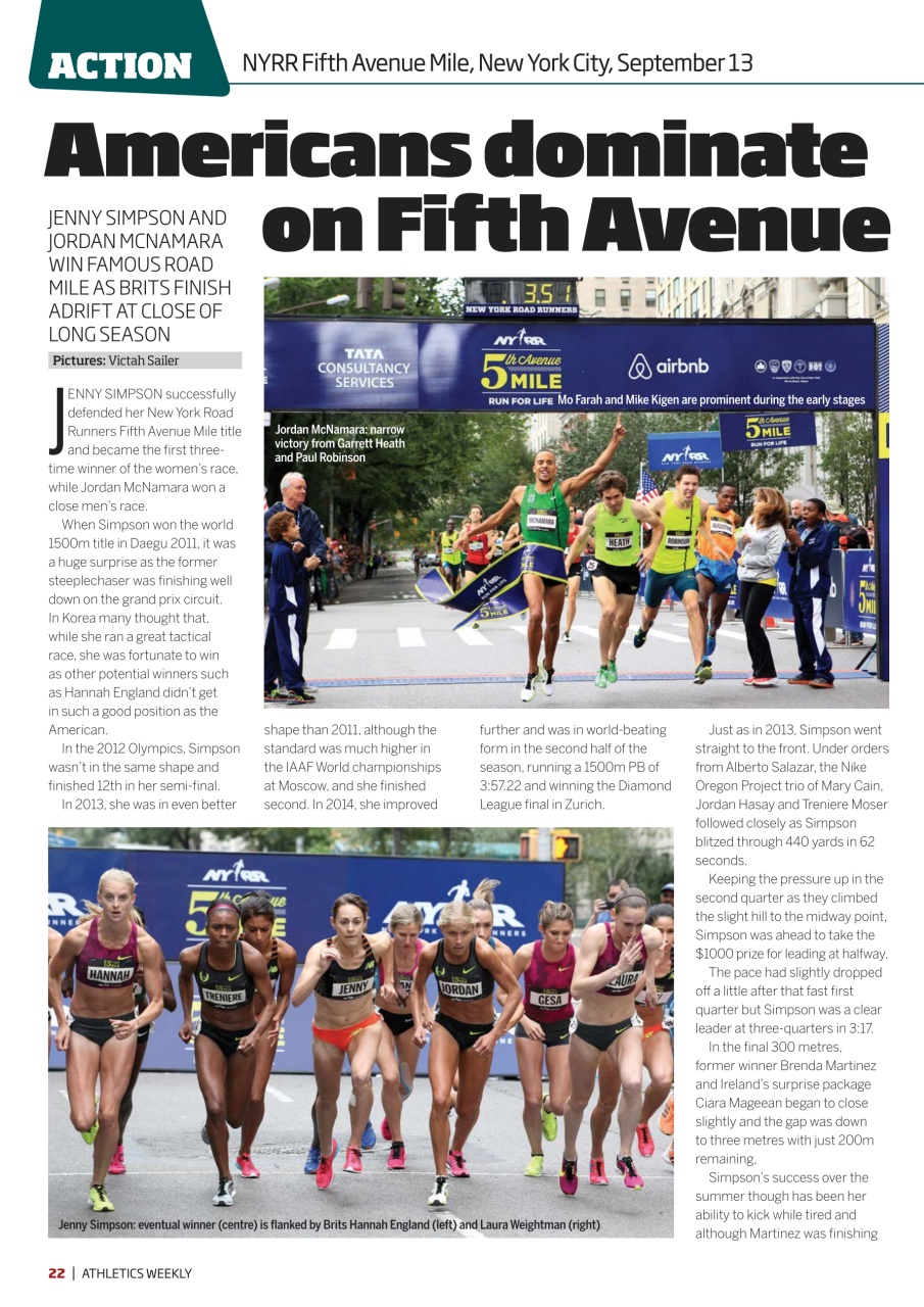 AW – Athletics Weekly Magazine Preview Pages