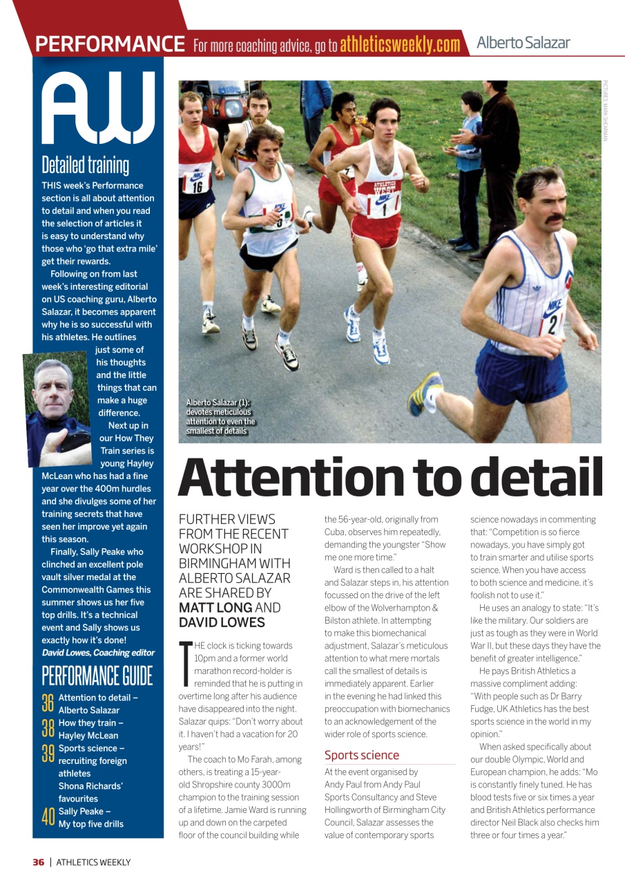AW – Athletics Weekly Magazine Preview Pages