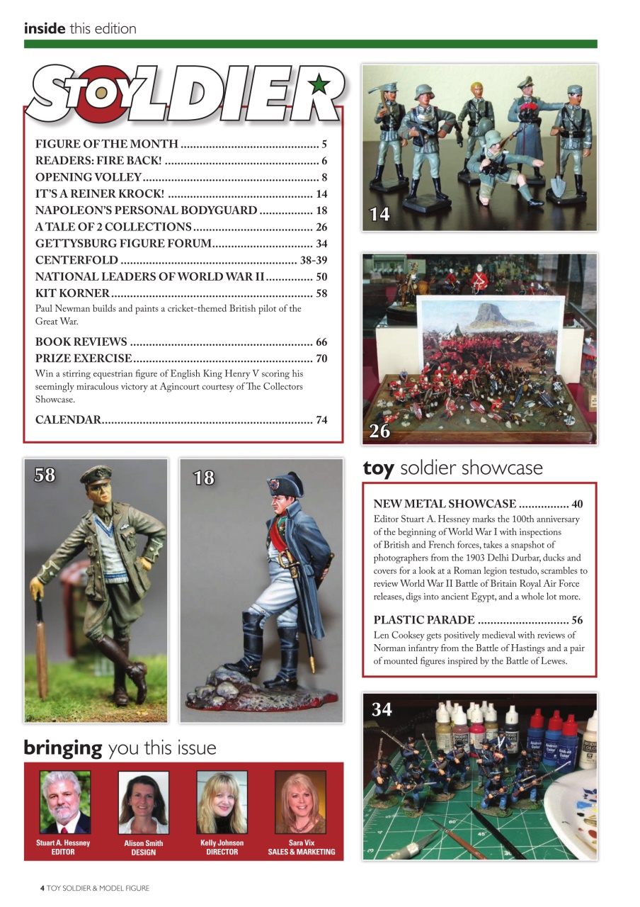 Toy Soldier & Model Figure Preview Pages