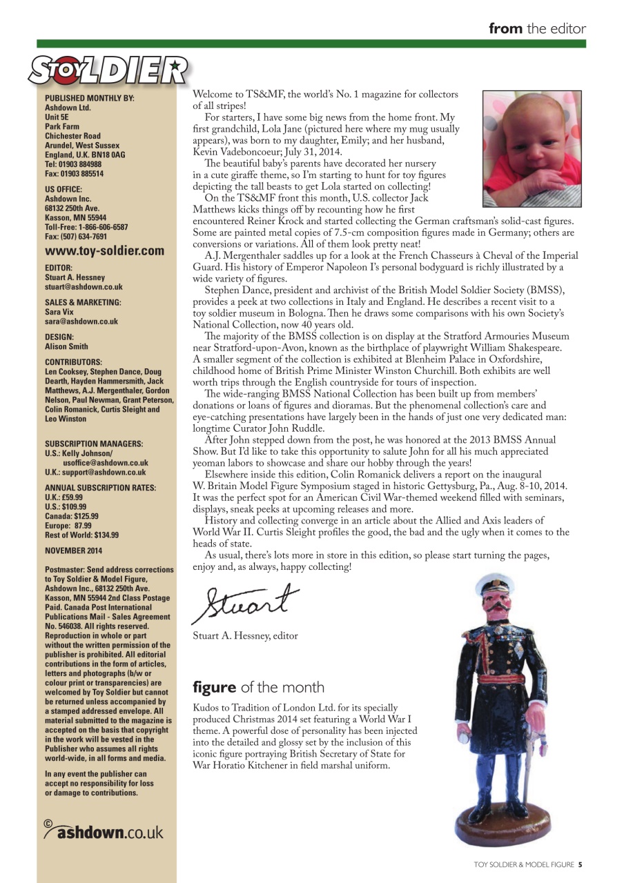 Toy Soldier & Model Figure Preview Pages