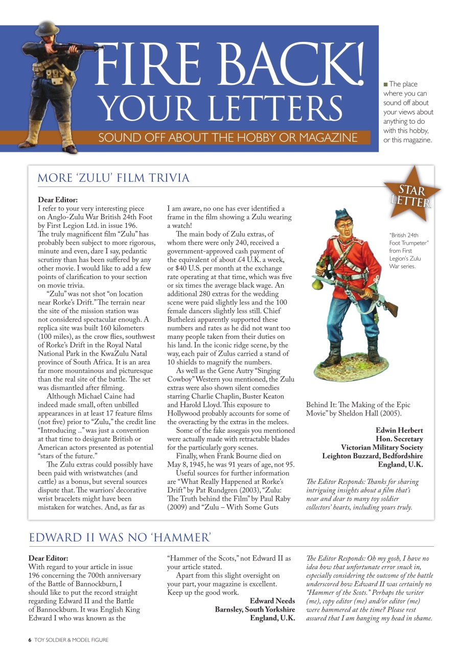 Toy Soldier & Model Figure Preview Pages