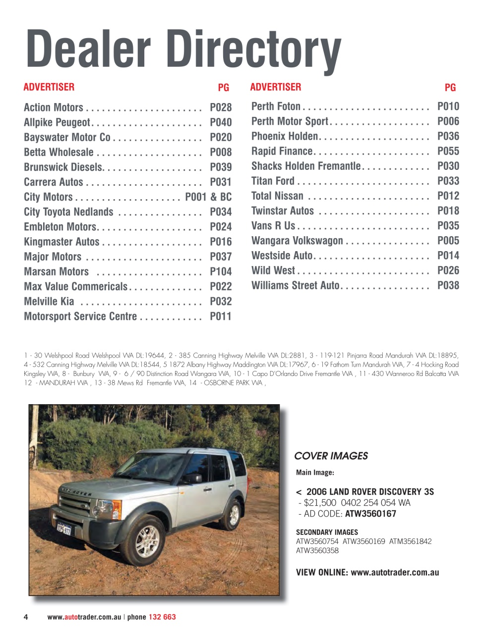 AutoTrader Preview Pages