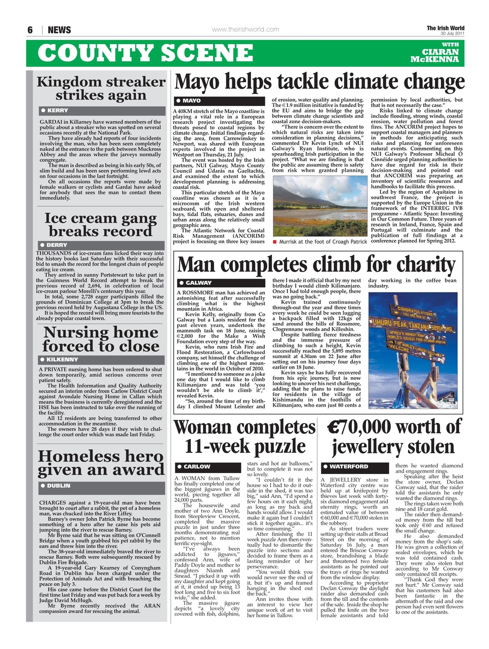 Irish World Preview Pages