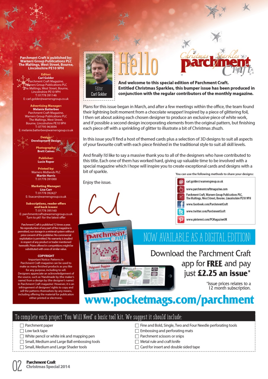 Parchment Craft Preview Pages