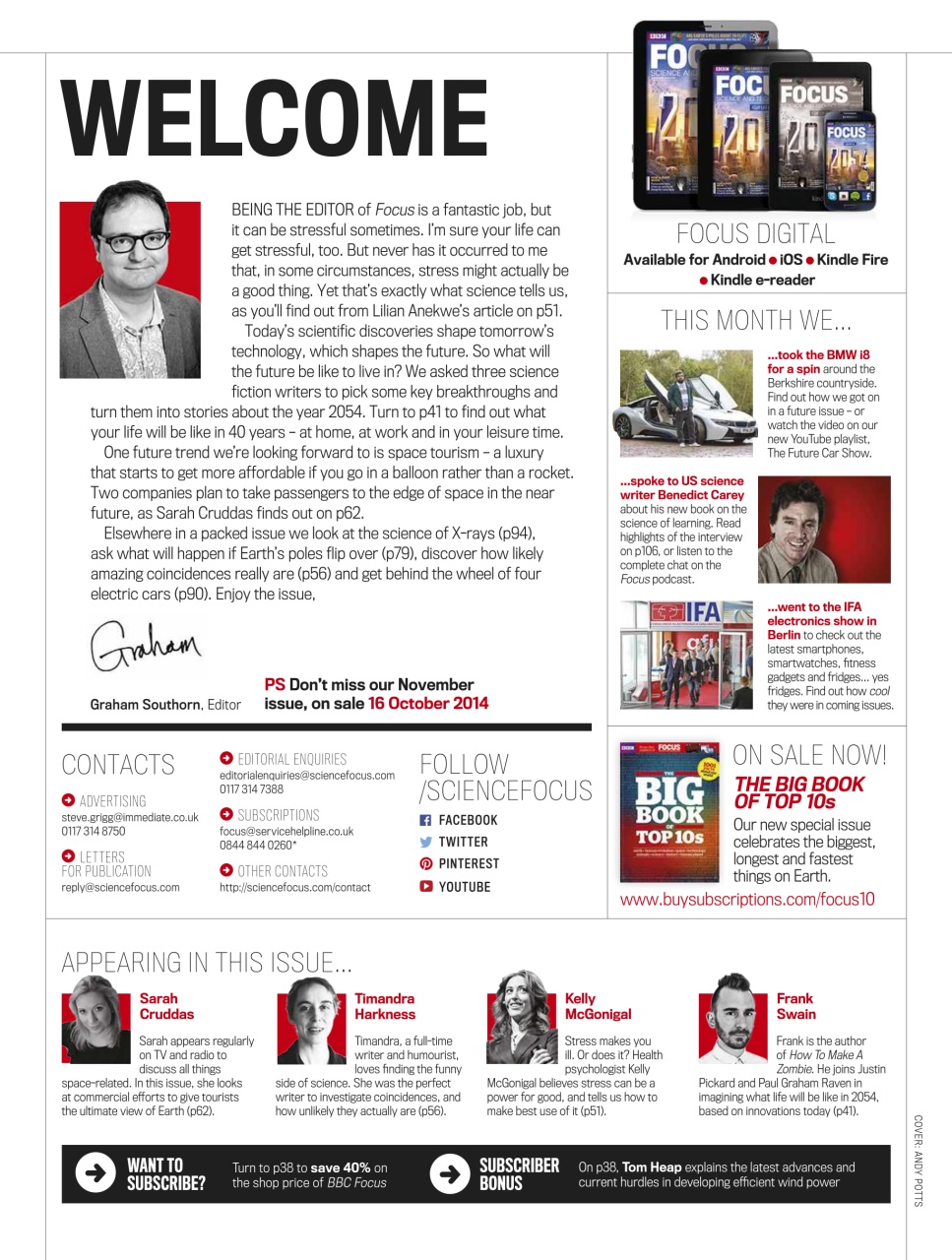 BBC Science Focus Magazine Preview Pages