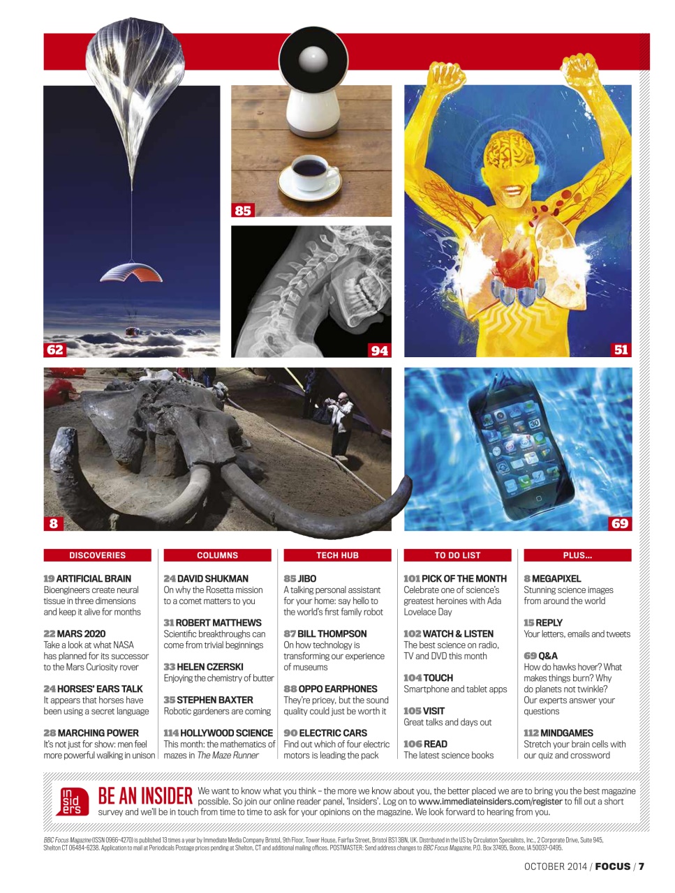 BBC Science Focus Magazine Preview Pages