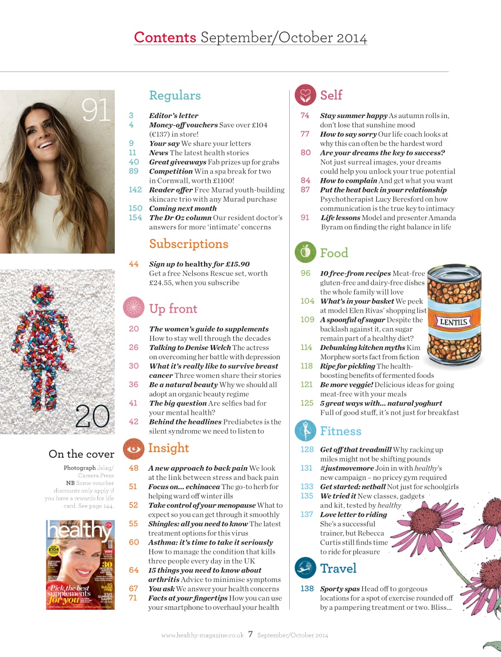 Healthy Magazine Preview Pages