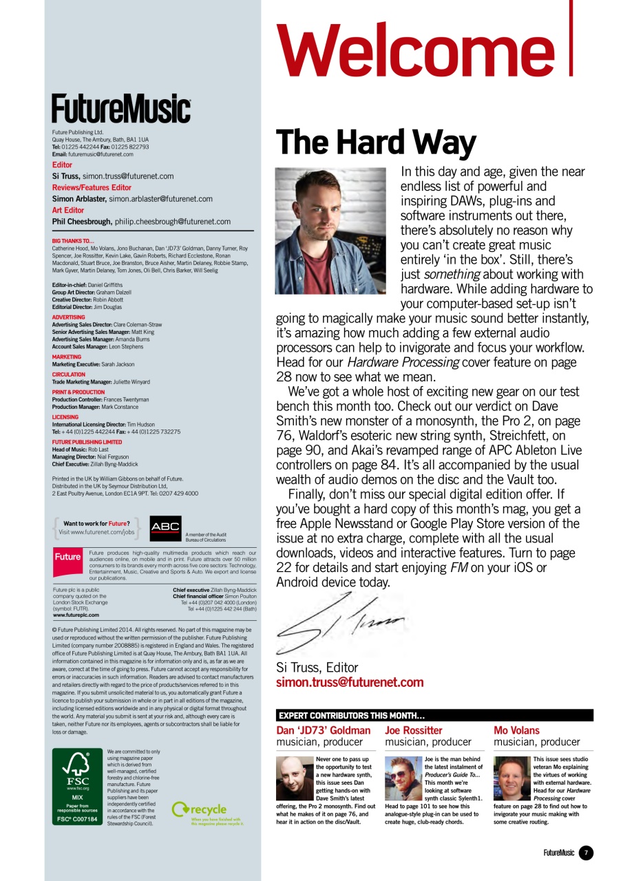 Future Music Preview Pages