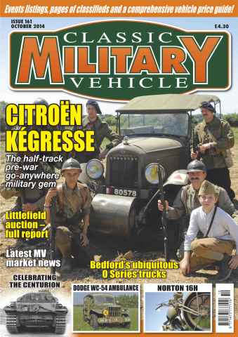 Classic Military Vehicle issue No.121 Citroen Kegresse