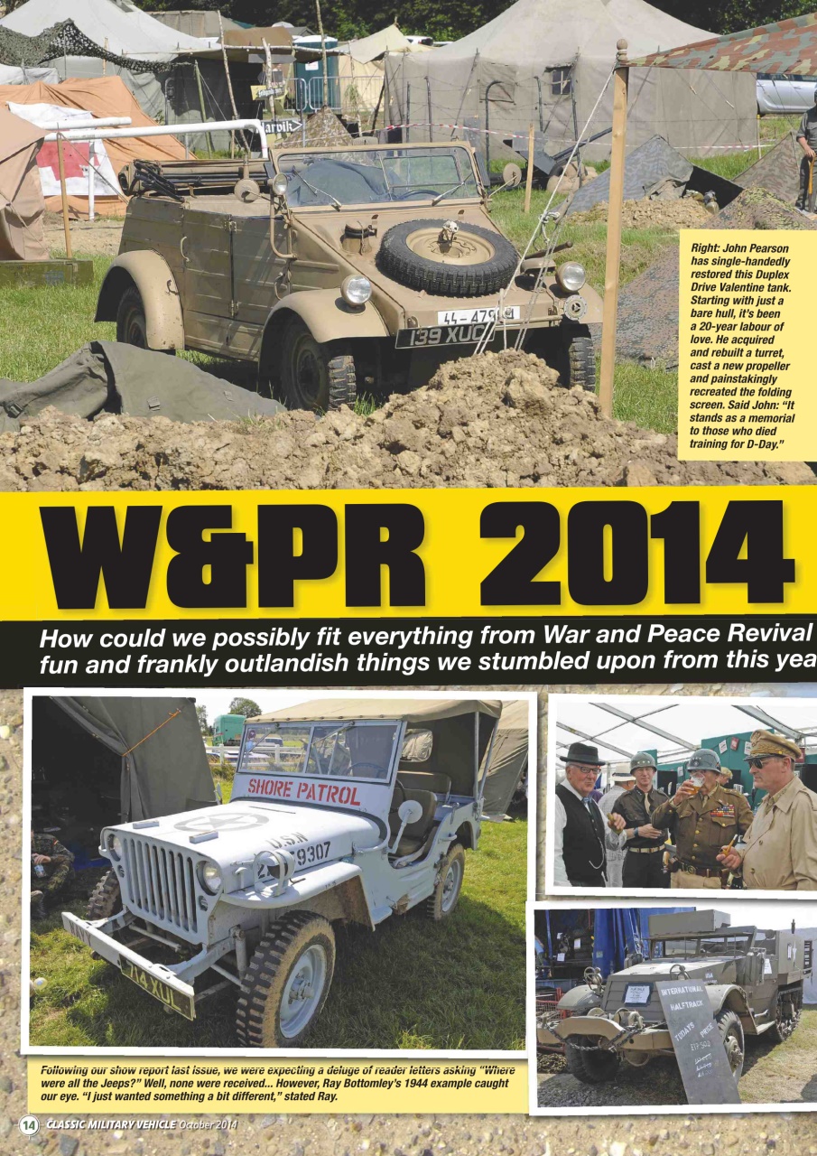 Classic Military Vehicle Preview Pages