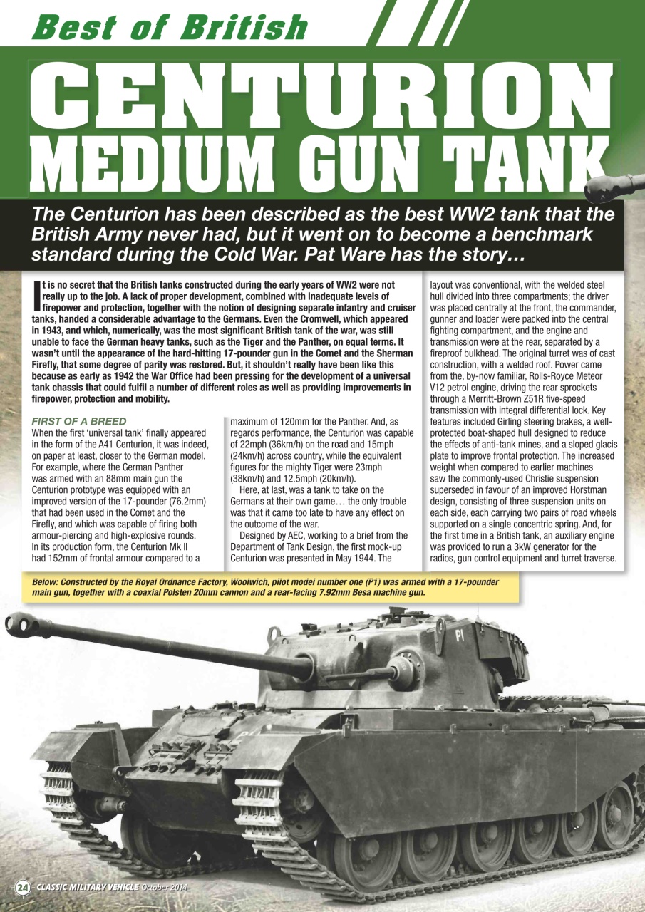 Classic Military Vehicle Preview Pages