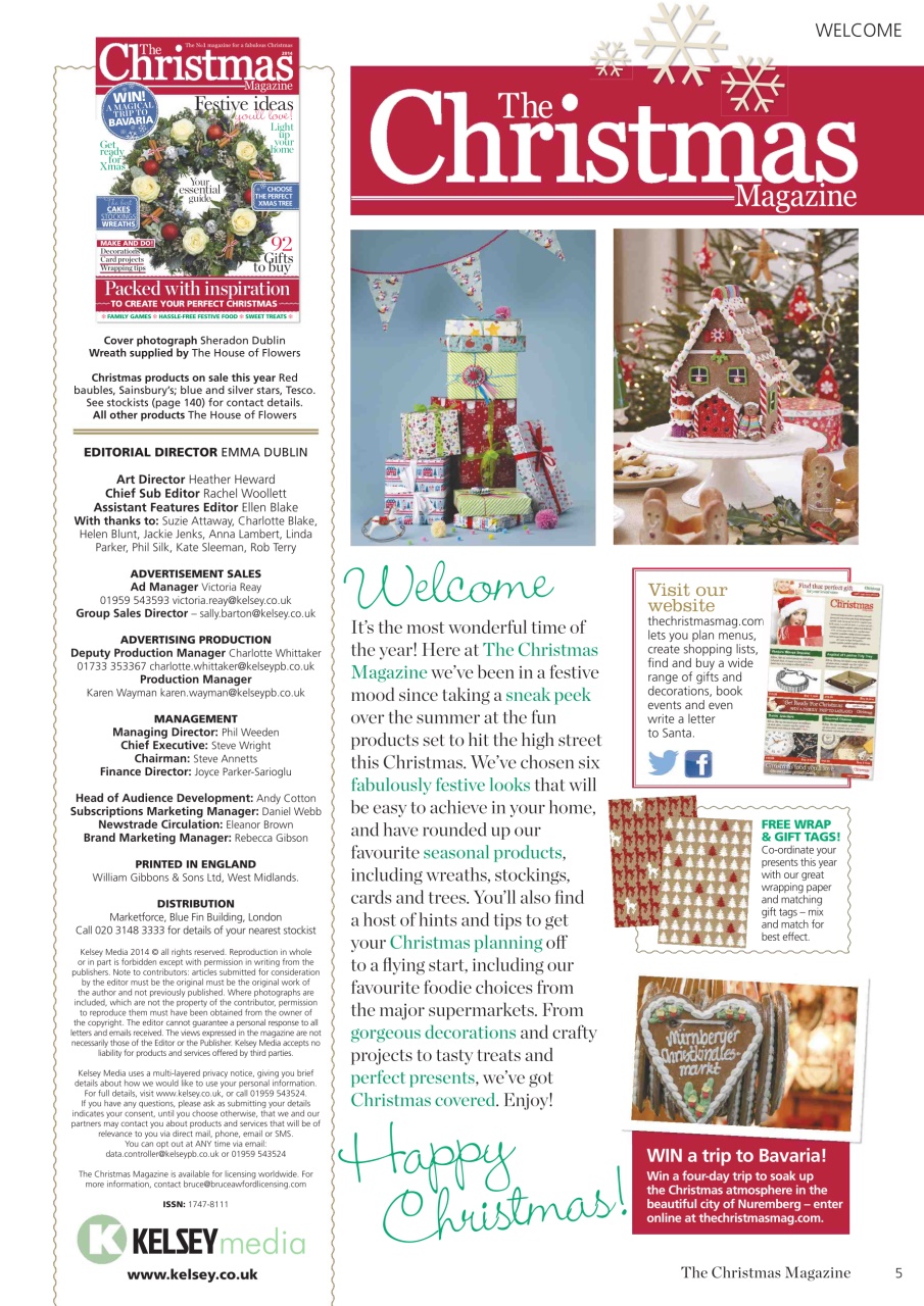 The Christmas Magazine Preview Pages