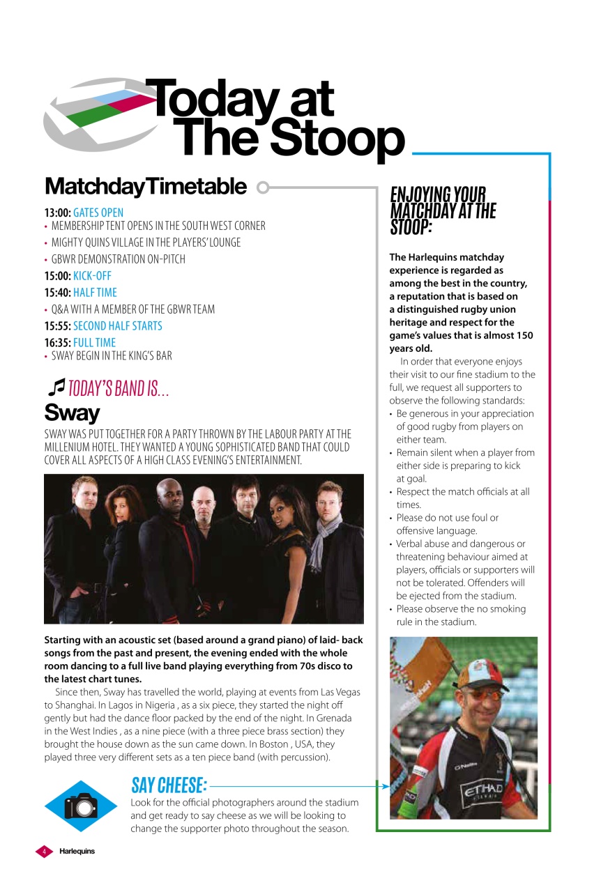 Harlequins Preview Pages