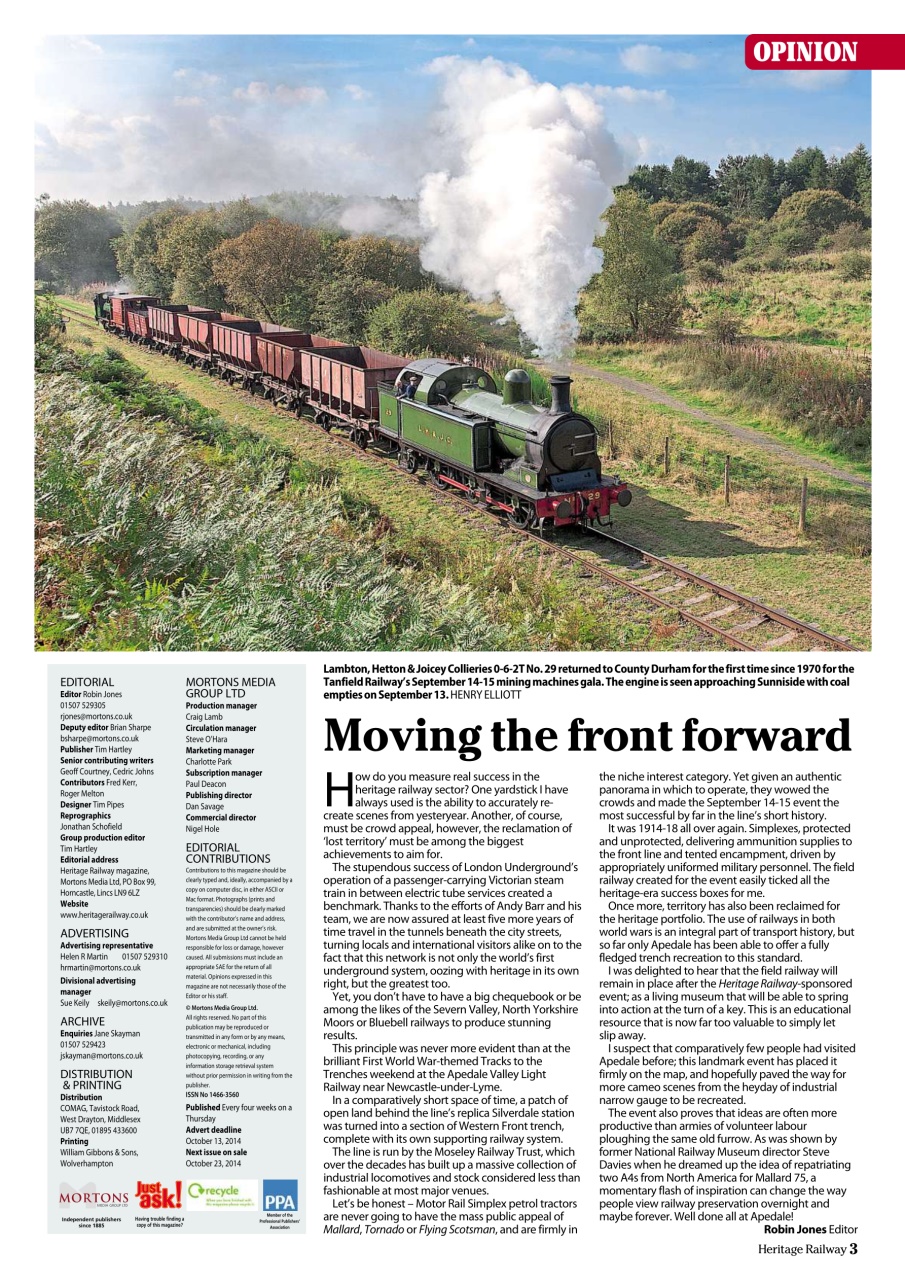 Heritage Railway Preview Pages