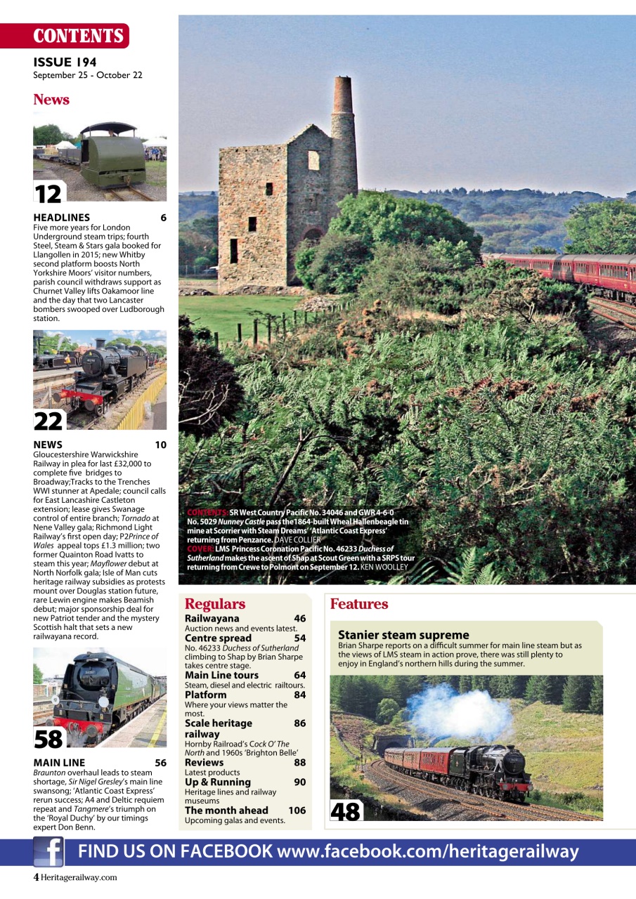 Heritage Railway Preview Pages