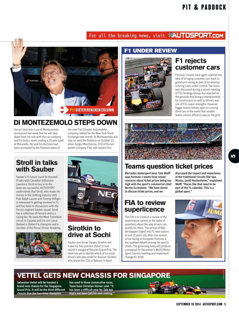 Autosport Preview Pages