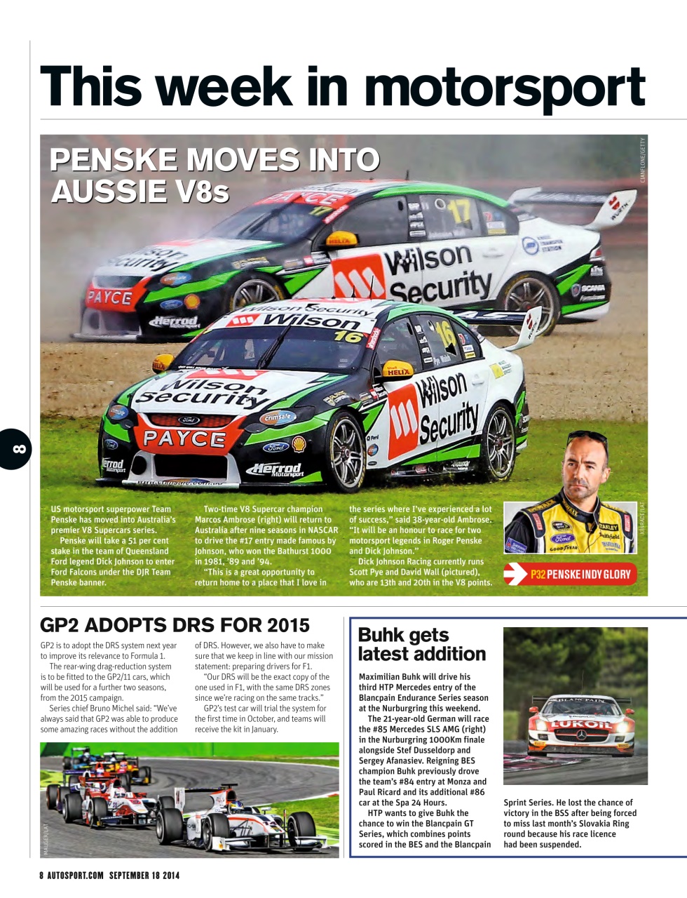 Autosport Preview Pages