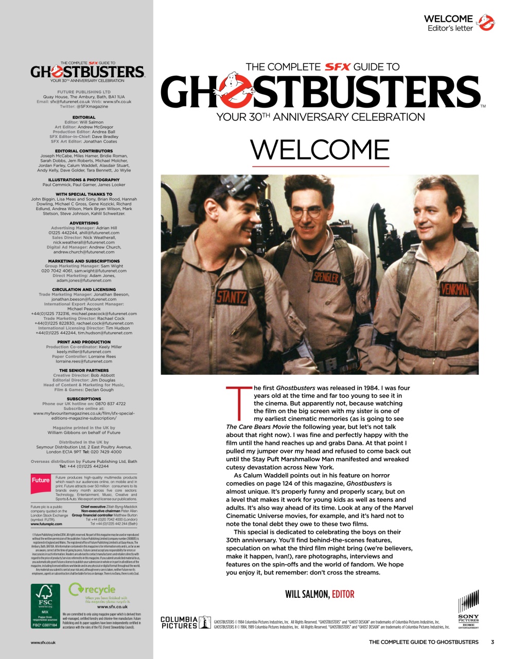 SFX Special Editions Preview Pages