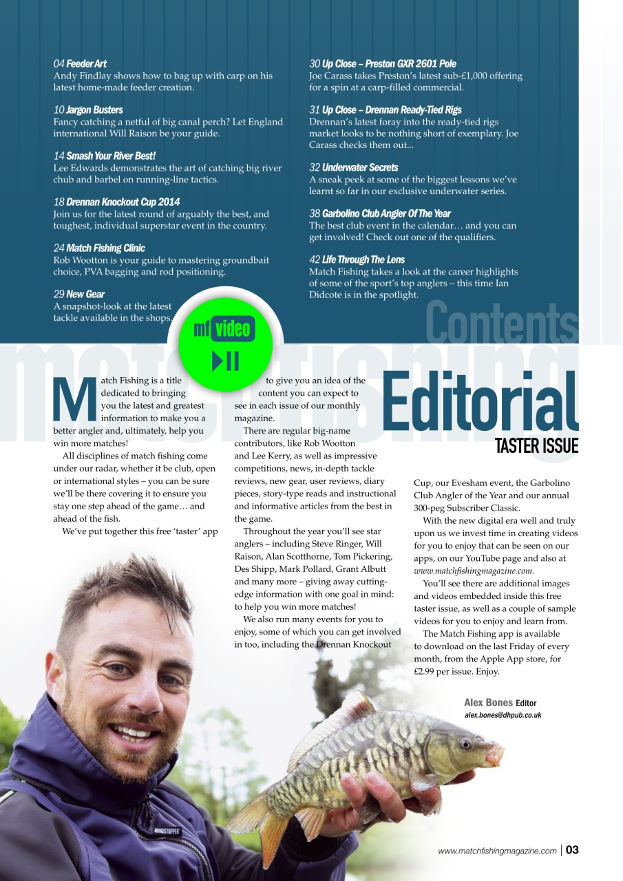 Match Fishing Preview Pages