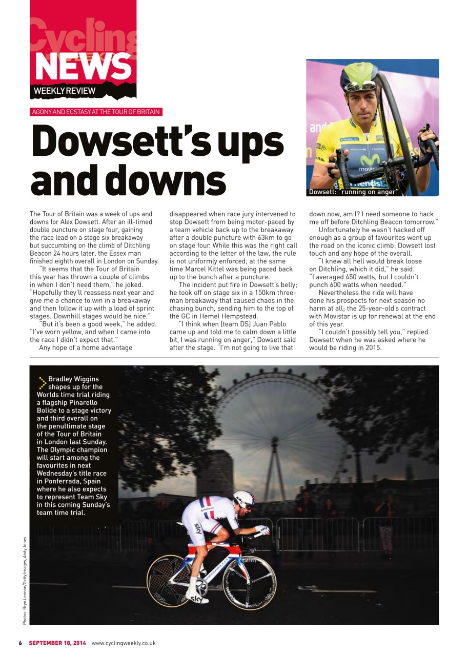 Cycling Weekly Preview Pages