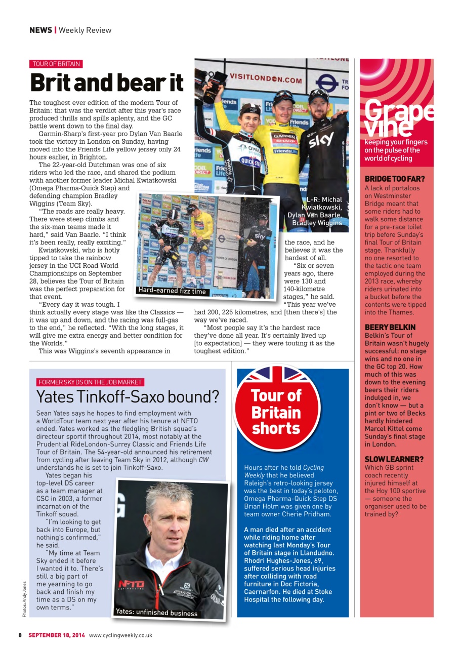 Cycling Weekly Preview Pages