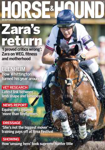 Horse & Hound issue 18th September 2014