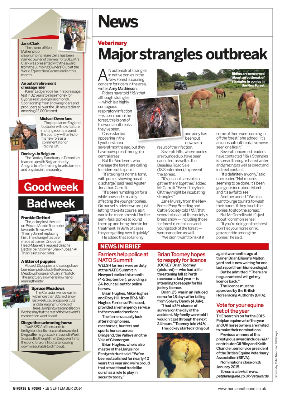 Horse & Hound Preview Pages