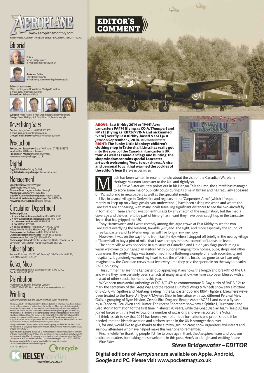 Aeroplane Preview Pages