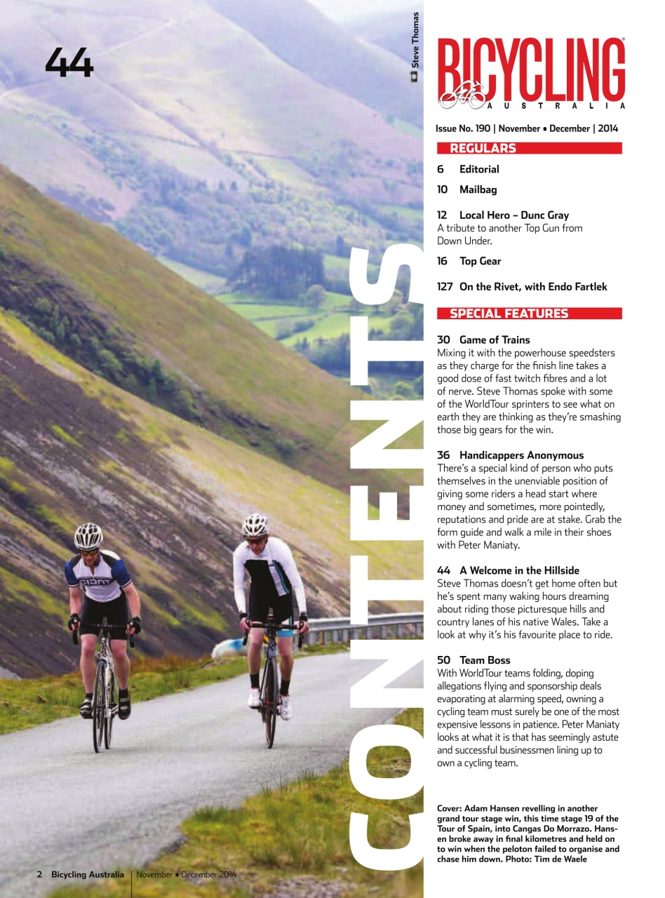 Bicycling Australia Preview Pages