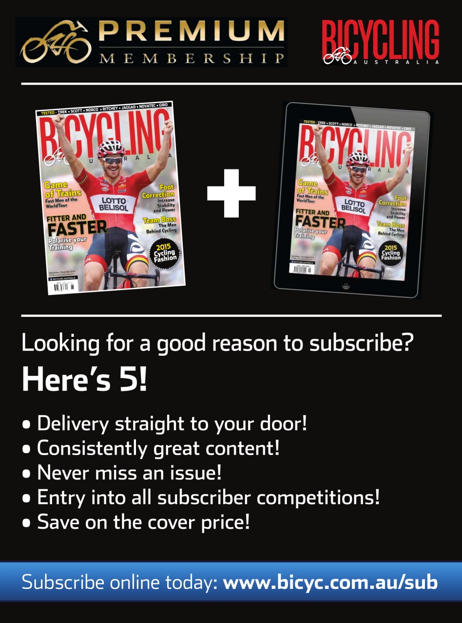 Bicycling Australia Preview Pages