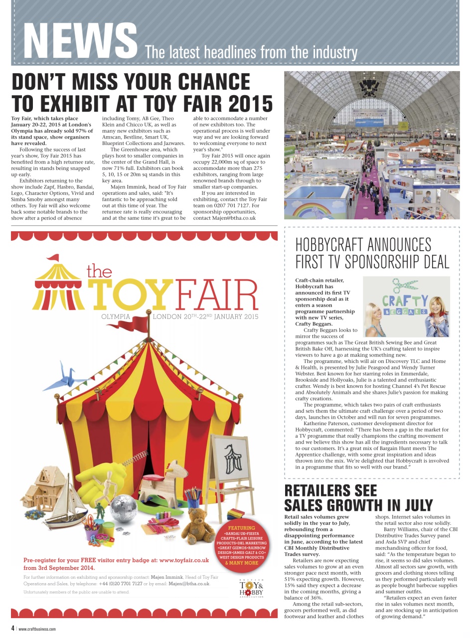 Craft Business Preview Pages