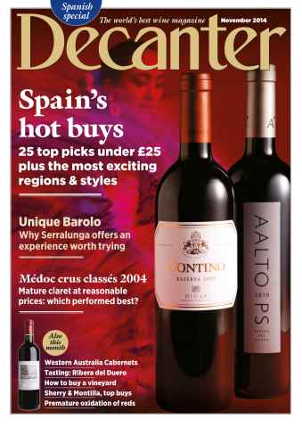 Decanter issue November 2014