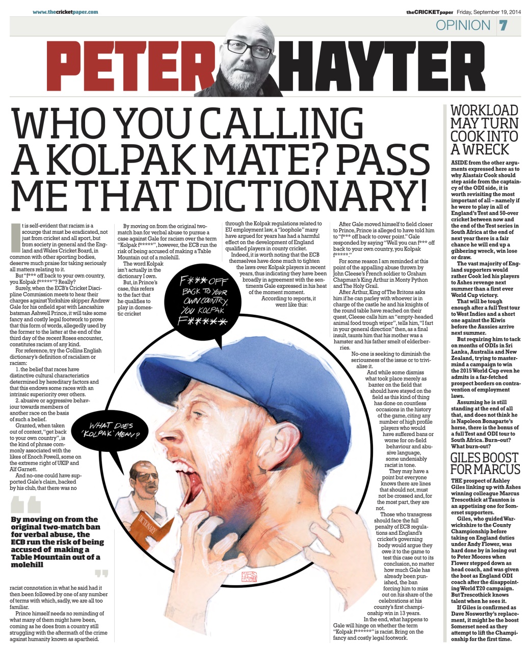 The Cricket Paper Preview Pages