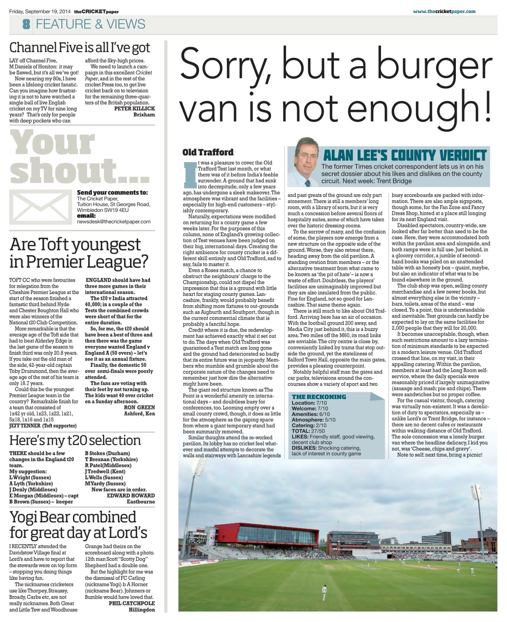 The Cricket Paper Preview Pages