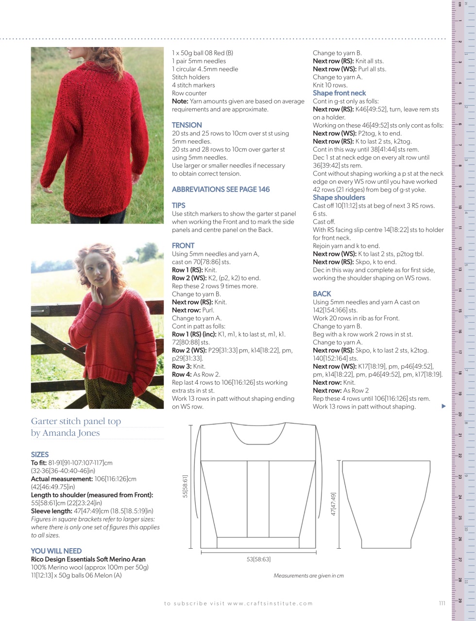 Knitting Preview Pages