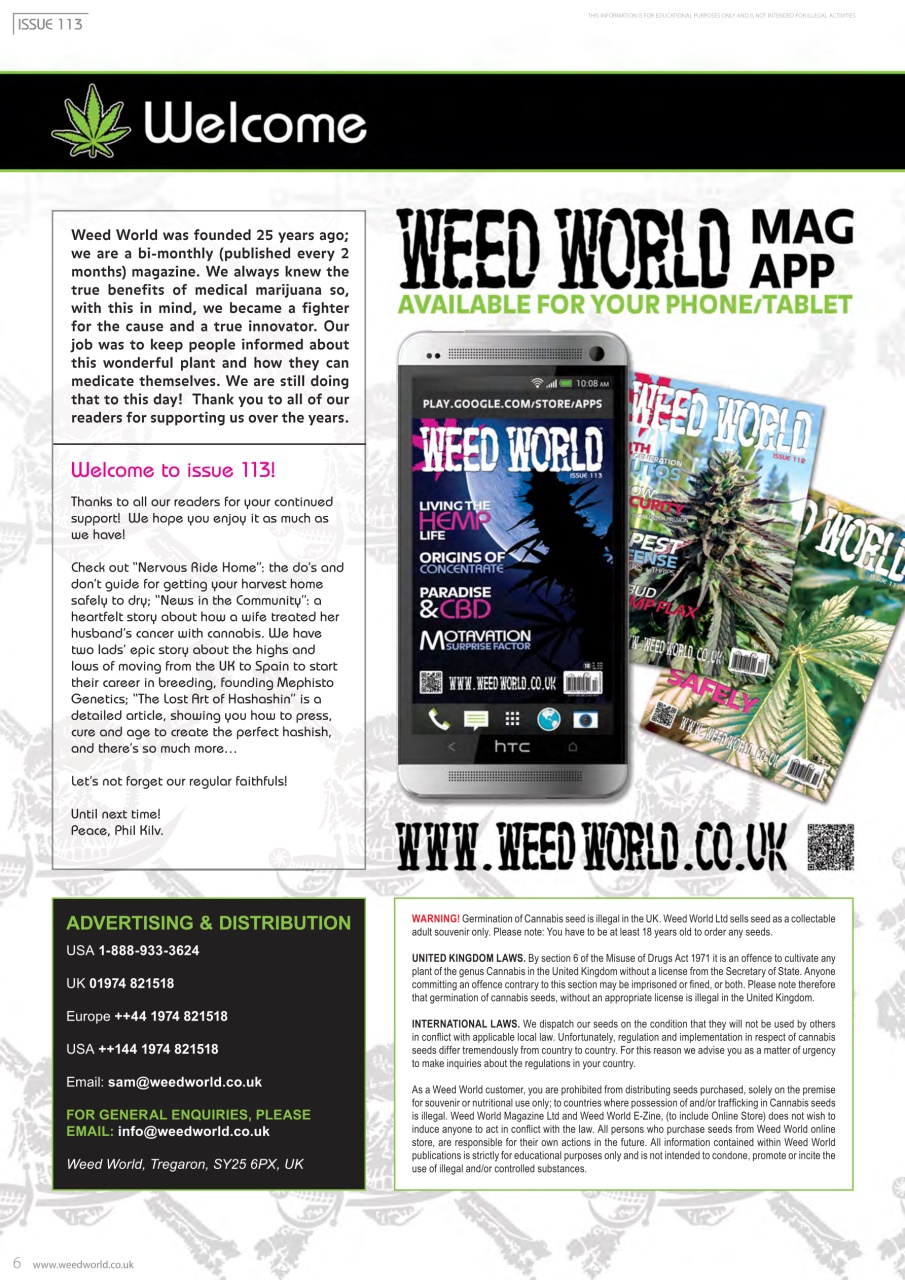 Weed World Preview Pages