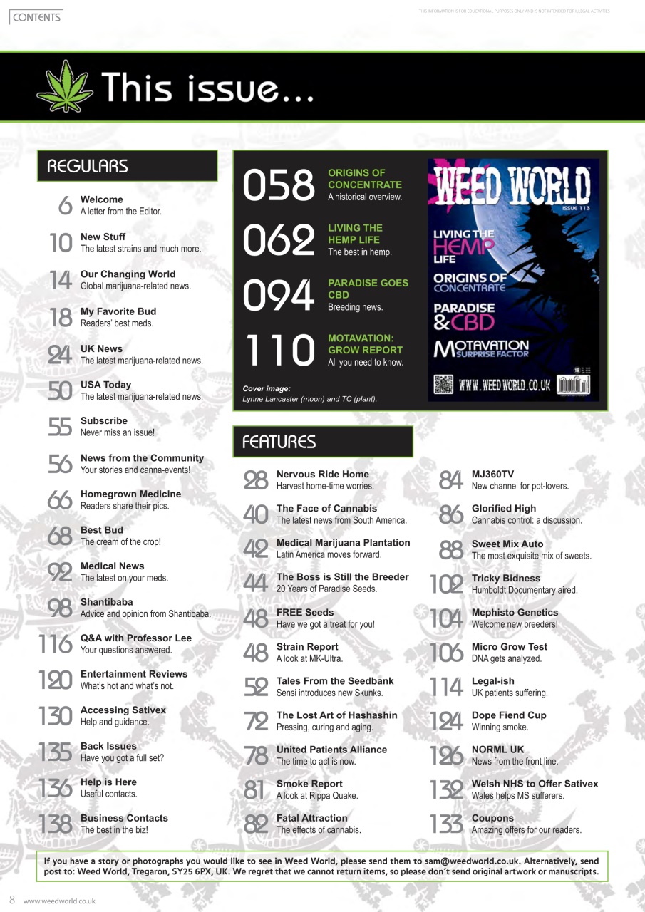 Weed World Preview Pages