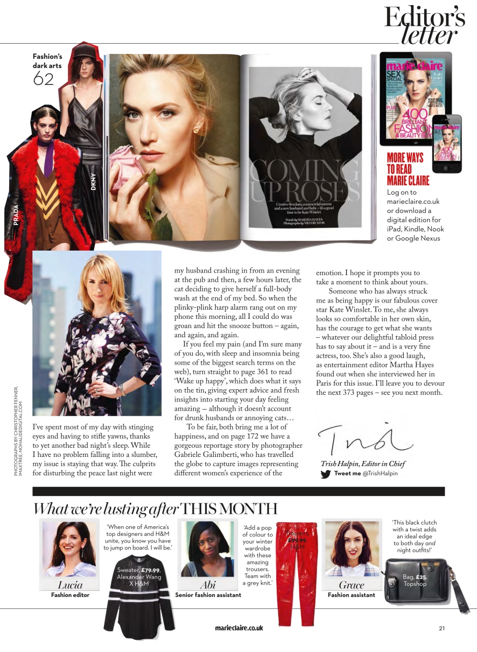 Marie Claire Preview Pages