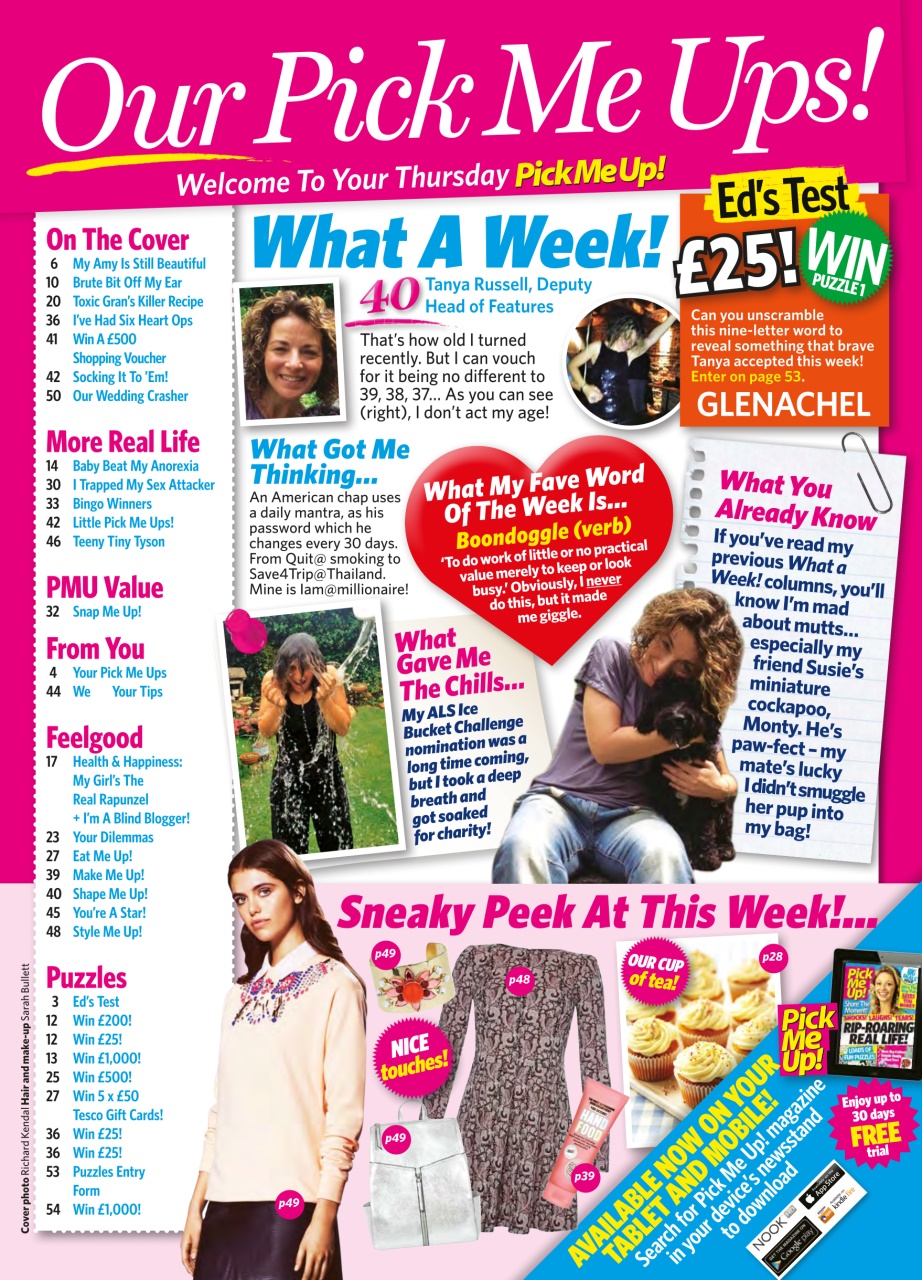 Pick Me Up Preview Pages