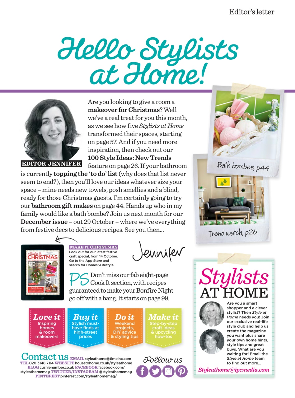 Style at Home Preview Pages
