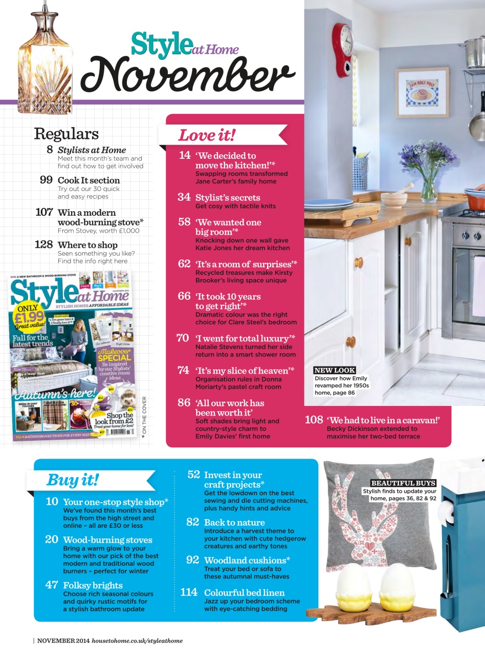 Style at Home Preview Pages