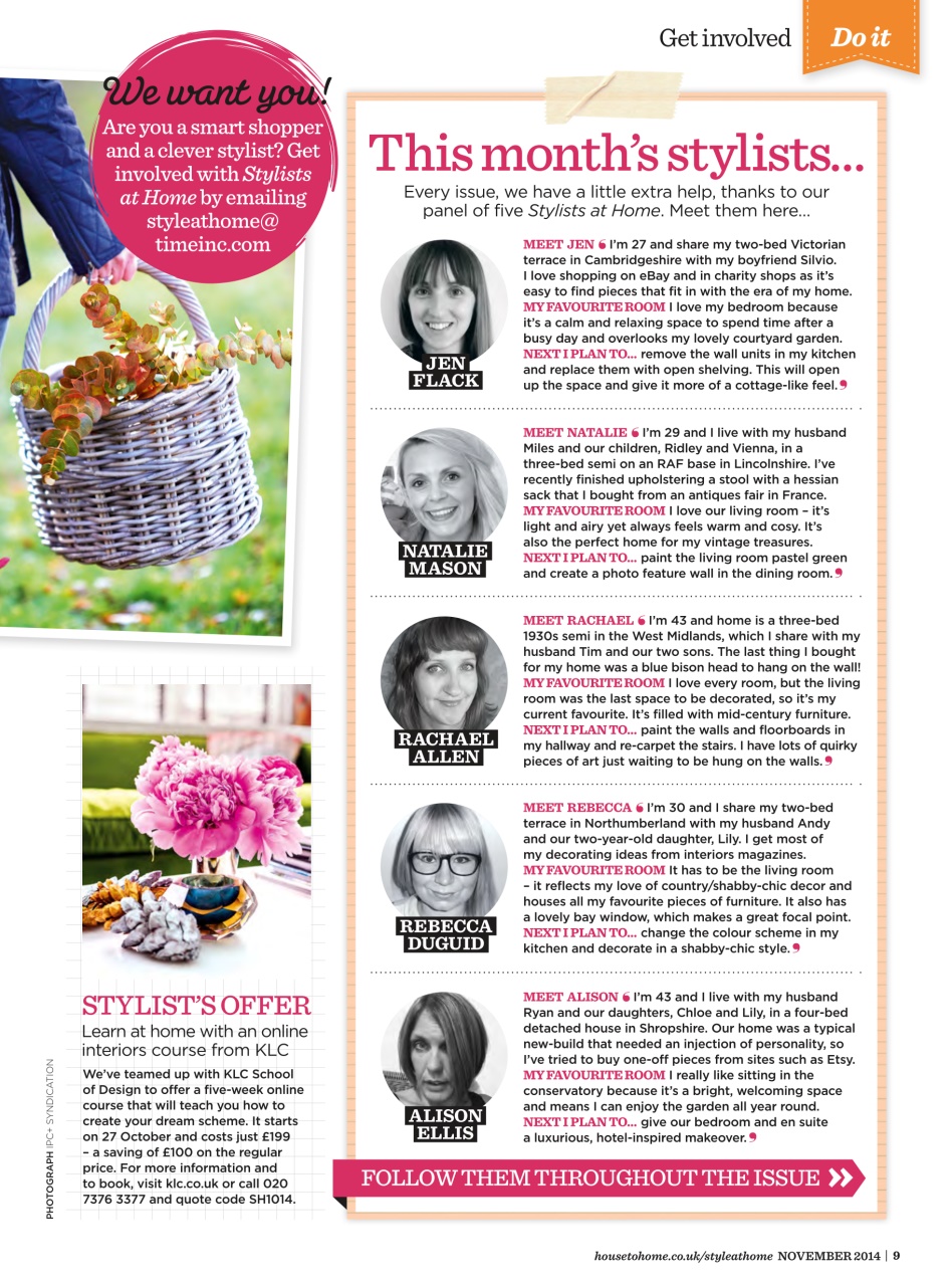 Style at Home Preview Pages