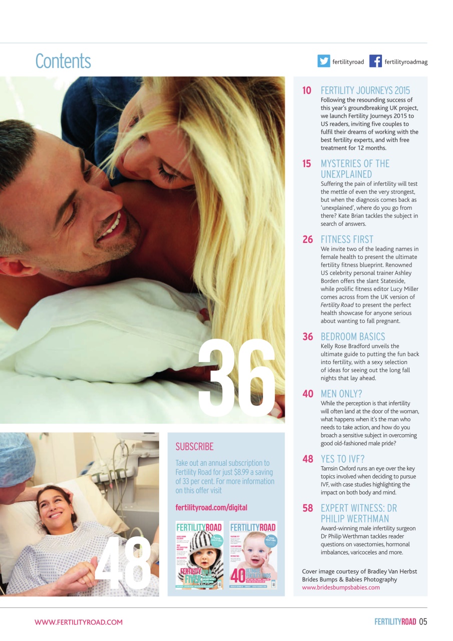 Fertility Road Magazine US Edition Preview Pages