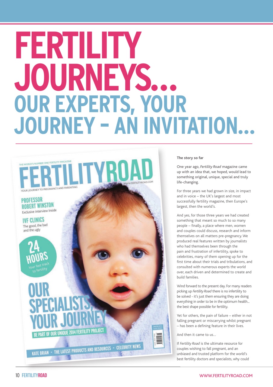 Fertility Road Magazine US Edition Preview Pages