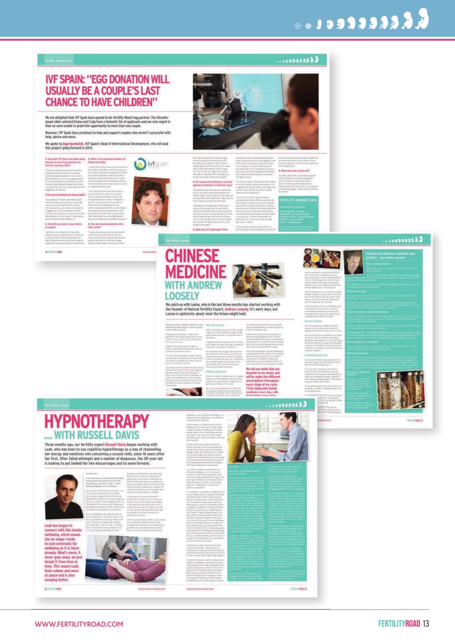 Fertility Road Magazine US Edition Preview Pages