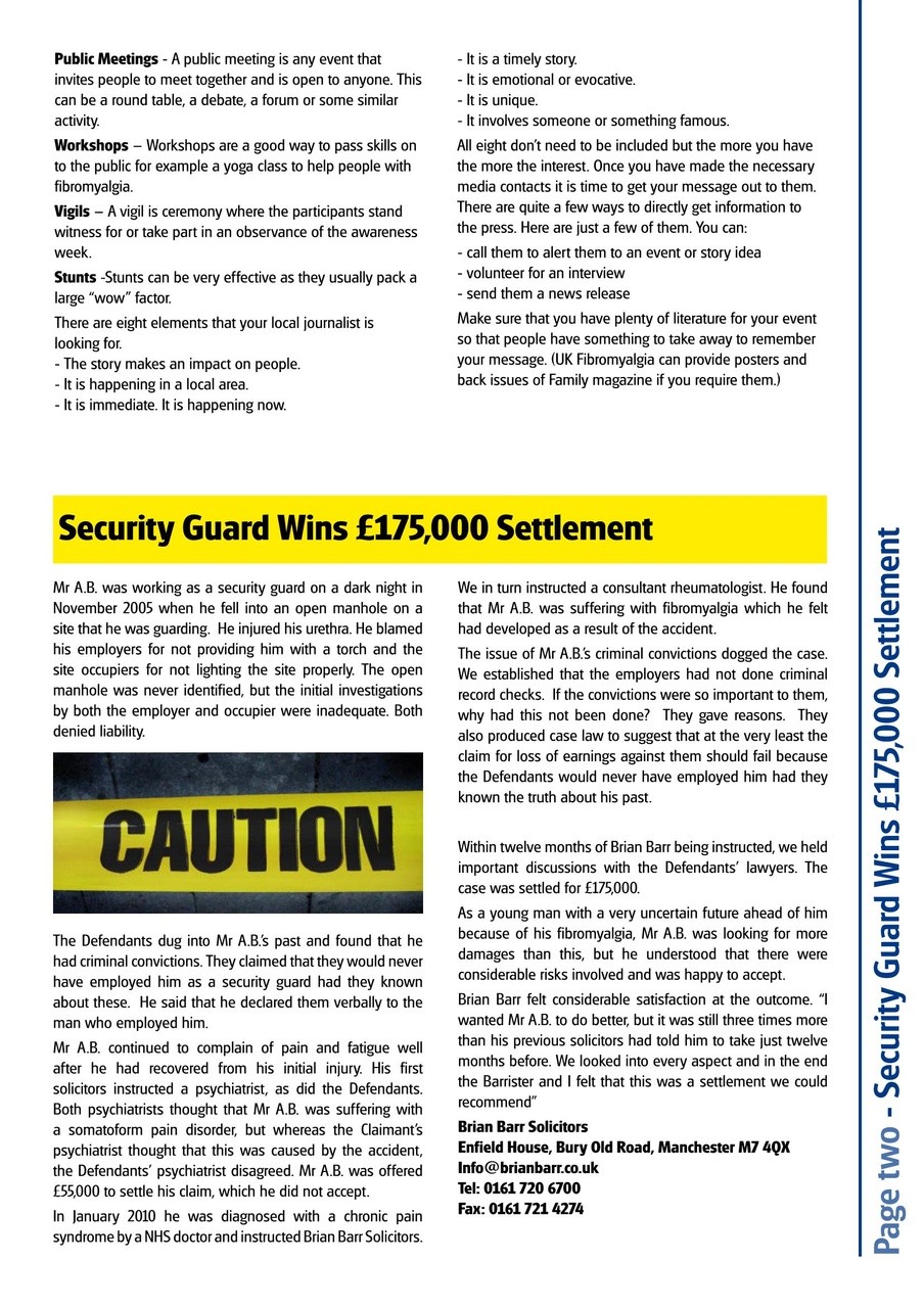 Fibromyalgia Magazine Preview Pages