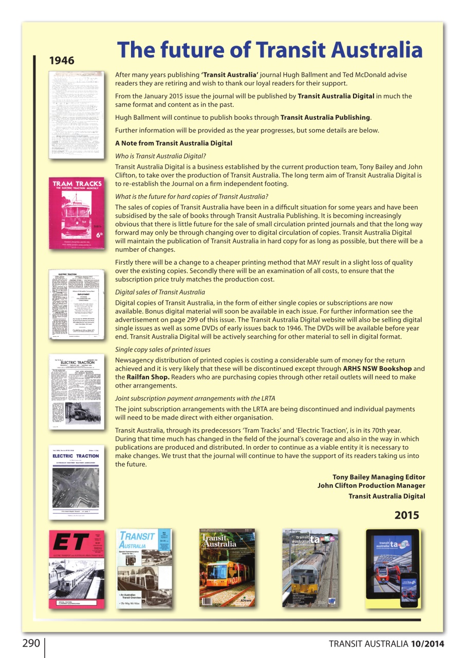 Transit Australia Preview Pages