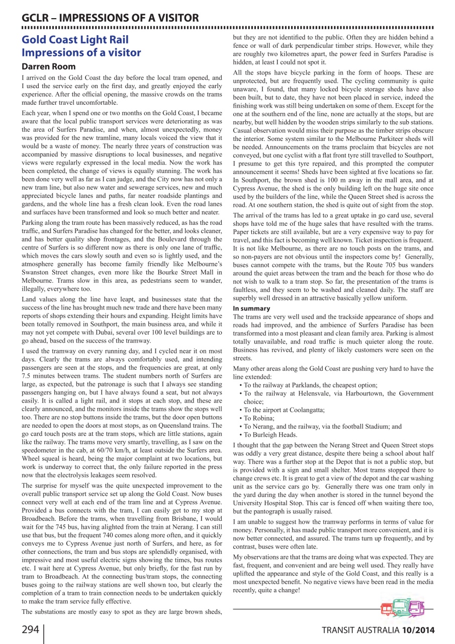 Transit Australia Preview Pages