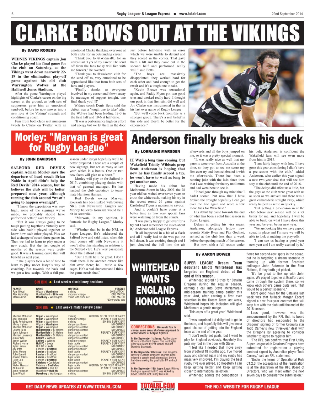 League Express Preview Pages