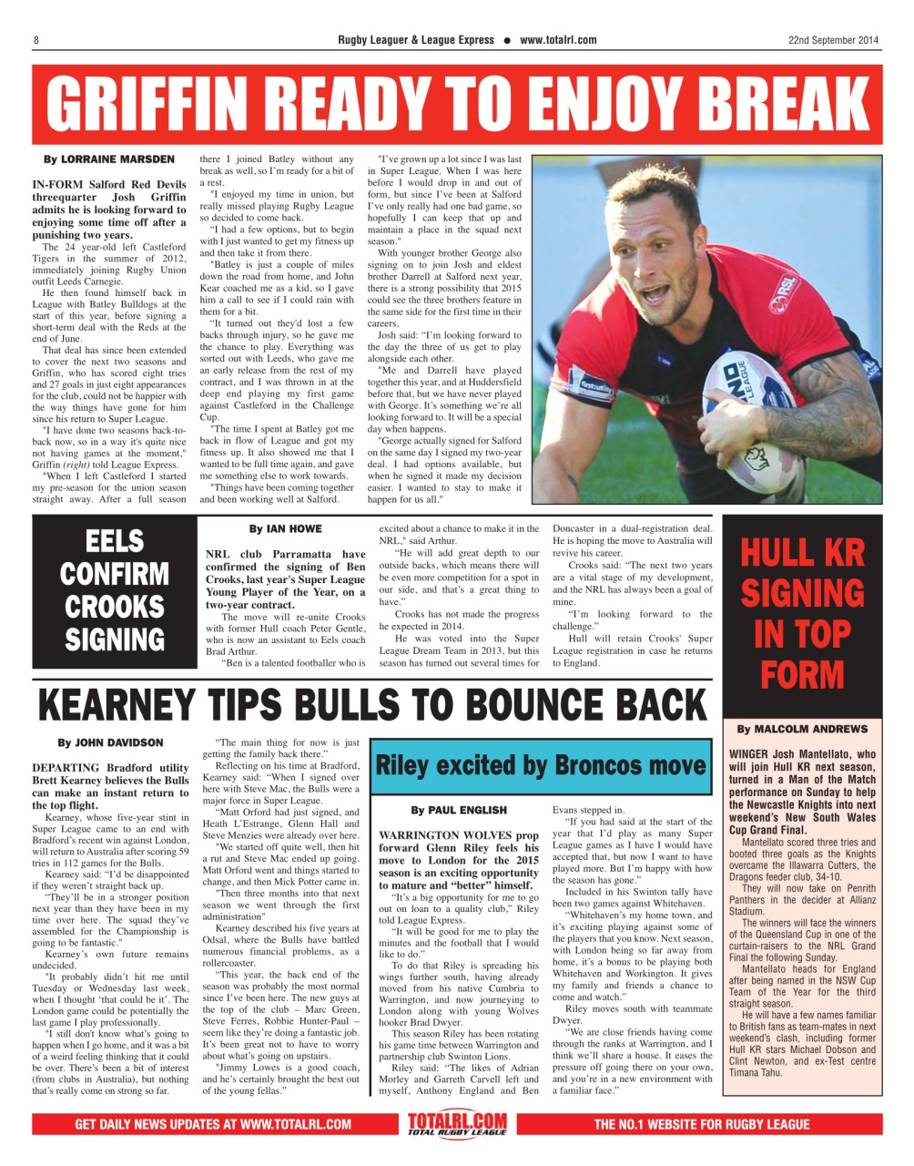 League Express Preview Pages